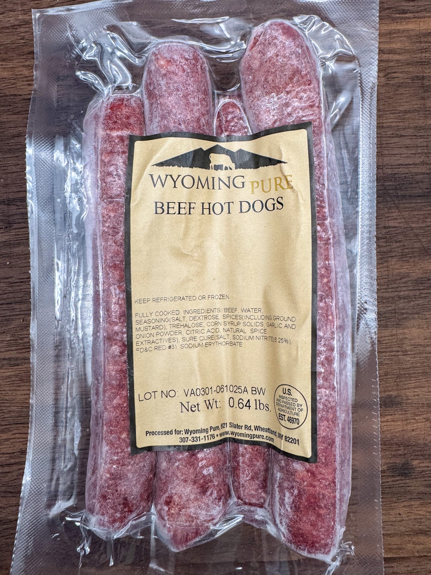 Beef Hot Dogs