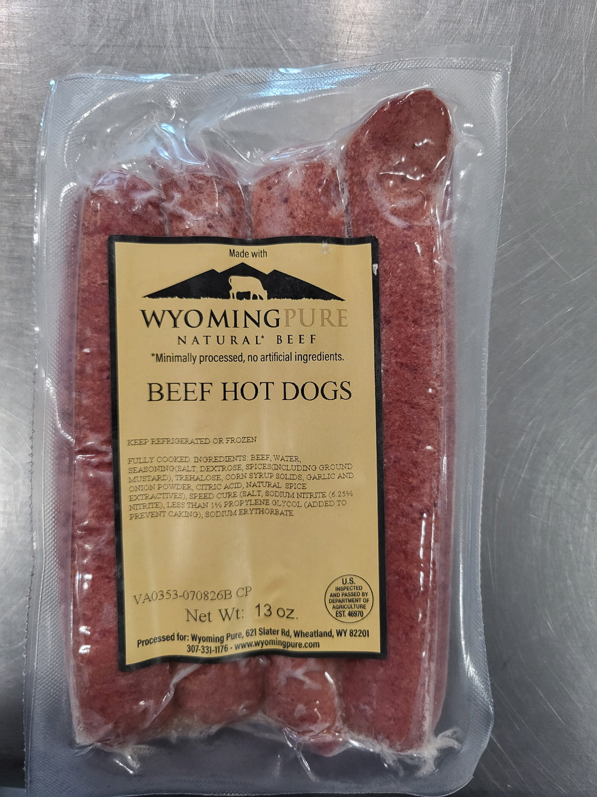 Beef Hot Dogs